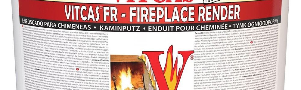 Fireproof plaster mortar for chimney, only tested plaster.